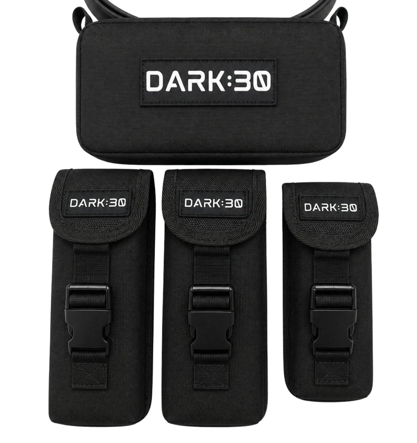 Blacked Out Competition Belt Set