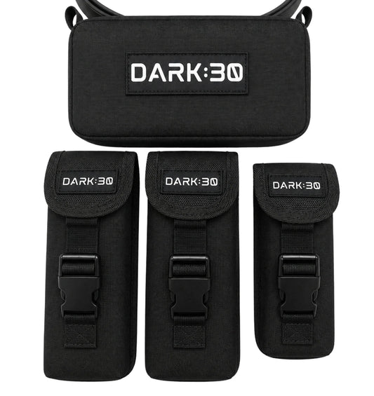 Blacked Out Competition Belt Set