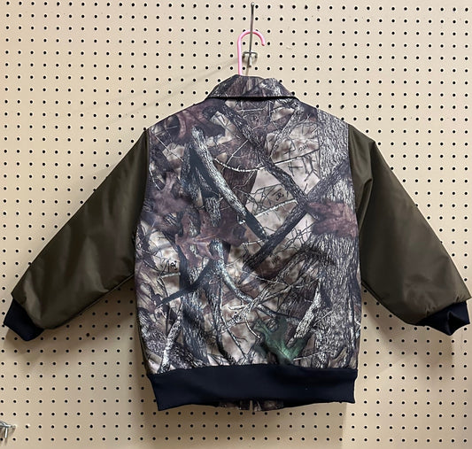 Youth non-hooded camo jacket
